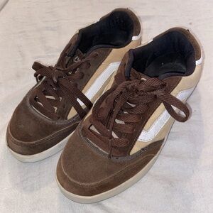 Vans X Ace Skate Shoe Ryan Guettler Brown And Tan Sz 9.5